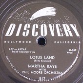Martha Raye with Phil Moore Orchestra