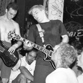 Lars with Uppercut at CBGB, NYC