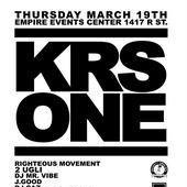 KRS ONE @ Empire ( My Dad attended this one)