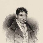 Portrait of French pianist and composer Jean-Louis Adam