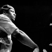 Sunspot Jonz posing for his album cover "Underground Legend" in 2000