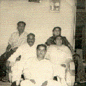 Bade Ghulam Ali Khan with his family