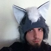 Wolfgun with wolf hat