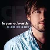 Singer Bryan Edward on the cover of this album 'Nothing Left To Burn'
