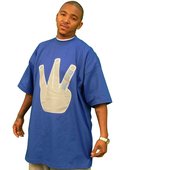 Mykestro  -  blu leaf West tee