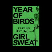 Cover art for Girl Sweat and Year of Birds split tape