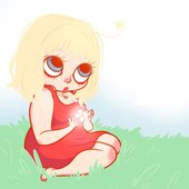 daisy girl: http://mintthimble.deviantart.com/art/daisy-girl-212486124