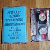 Stop and Think - Demo 1 (USA press, blue cover)