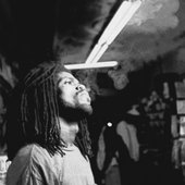 YZ posing for his album cover "The Ghetto Has Been Good To Me" in 1993