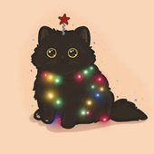 Christmas tree cat meme.jpeg