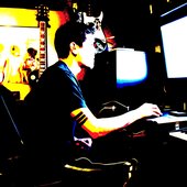 Working on a new song 