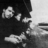 Nigel, Neil, Simon, Paul and Dave at Prenton Park (Tranmere Rovers FC), 1986