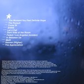 The Pursuit LP (Back Cover)