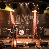 Berlin Deathfest 2016, new line-up (left to right): Rob, Marty, Jay