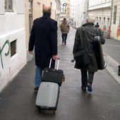 Radu Malfatti and Keith Rowe Heading for Amann Studios, Vienna (11:8:2010)
