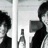 Syd Barrett with Roger Waters