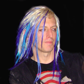 Jared Louche w/ blue highlights