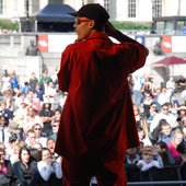 Tenny Ten aka 10Shott performing in Trafalgar Square '08