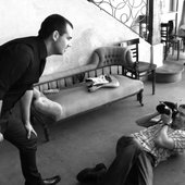 Behind the scenes of first photo shoot: C