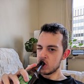 drinking beer and listening to kylie.jpg