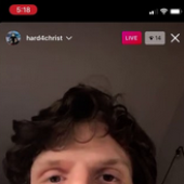 hard christ live instagram