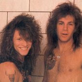 Jon Bon Jovi and David Bryan