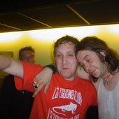 Me & Pike after a drinking competition. Roadburn, Tilburg (Holland) '05