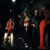 UK band Charlie on the photoshoot for Here Comes Trouble (1980)