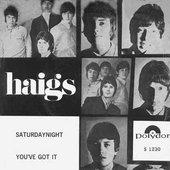 The Haigs: Saturday Night 7-inch sleeve