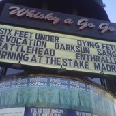 SANGRE AT THE WHISKEY IN HOLLYWOOD W/DYING FETUS AND SIX FEET UNDER!