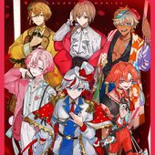red bouquet key visual