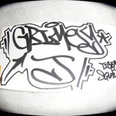 Grimey J handstyle by Keso