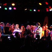 with Brian Wilson & band