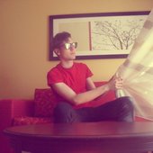 red couch