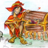 Rincewind and the luggage