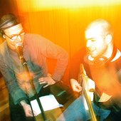 Andy & Matt in the studio