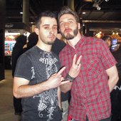 With Andreas Doerner (Caliban)
