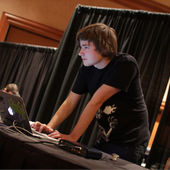 DJing at Minecon 2011