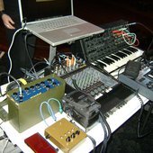 Setup for Sons of Hermann Show