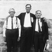 Seaborn McDaniel Denson with son and brother
