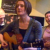 Steven Polwart, Karine Polwart and Inge Thomson performing in 2008