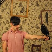yannis and the crow. XD