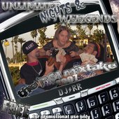 Cover of our one and only mixtape entitled \"Unlimited Nights and Weekends\".