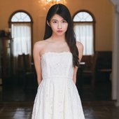 white dress