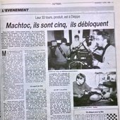 Les Informations - Article on Machtoc