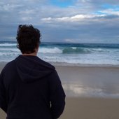 KirbyWGlasses Beach