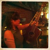 Just Another Folk Singer with one of her Daisy Rock Guitars