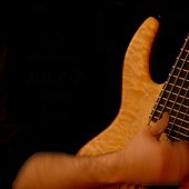 Jack with his Overwater bass guitar