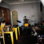 cabezas flutuantes no espaço fluxo 