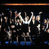 Bebe Neuwirth and the cast of Chicago